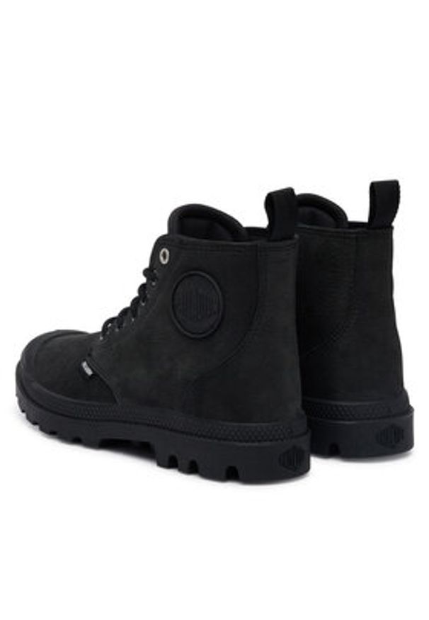Palladium Trapery Pampa Hi Nbk 79495-008-M Czarny. Kolor: czarny. Materiał: skóra, nubuk