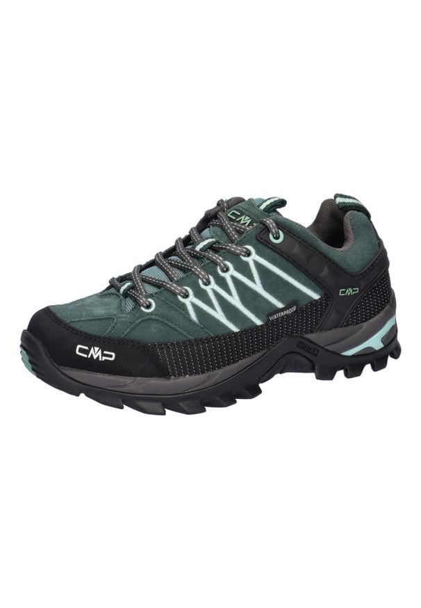 Buty trekkingowe damskie CMP Rigel Low Wp trek. Kolor: zielony. Styl: sportowy