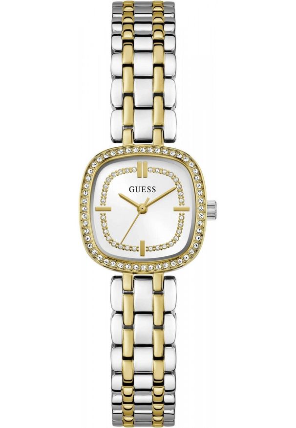 Zegarek Guess Zegarek damski Guess GW1018L3 CYRKONIE srebrny. Kolor: srebrny