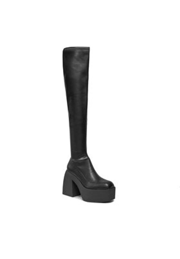 Steve Madden Muszkieterki Tremec Boot SM11002607 SM11002607-001 Czarny. Kolor: czarny. Materiał: skóra