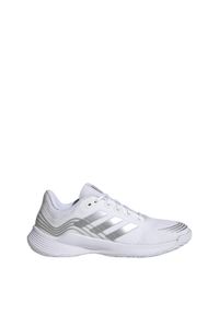 Adidas - Novaflight Volleyball Shoes. Kolor: biały, wielokolorowy, szary. Materiał: materiał. Sport: siatkówka
