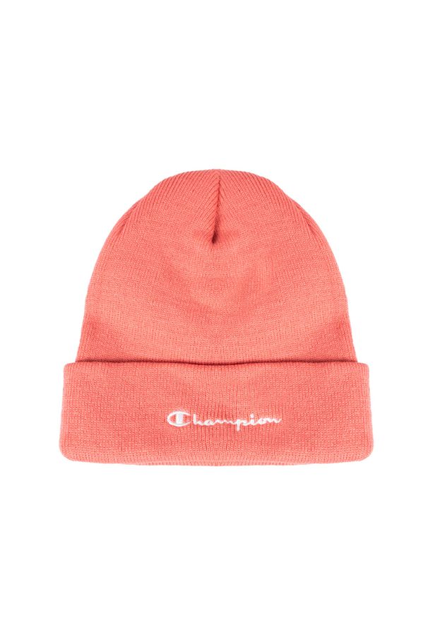 Champion Czapka "Beanie" | 804650 | Mężczyzna | Różowy. Kolor: różowy. Materiał: akryl. Styl: elegancki