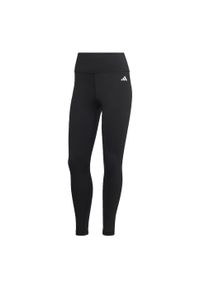 Adidas - Training Essentials High-Waisted 7/8 Leggings. Kolor: czarny. Materiał: materiał