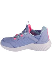 skechers - Buty sportowe Sneakersy dziewczęce, Slip-Ins: Bounder - Simple Cut. Kolor: fioletowy. Model: Skechers Sport. Sport: turystyka piesza
