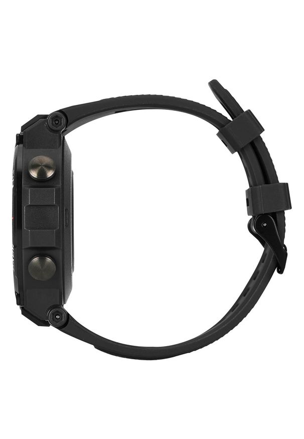 GARETT - Garett GRS czarny. Rodzaj zegarka: smartwatch. Kolor: czarny. Styl: sportowy, casual