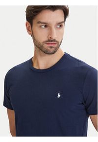 Polo Ralph Lauren T-Shirt 714844756007 Granatowy Regular Fit. Typ kołnierza: polo. Kolor: niebieski. Materiał: bawełna #2
