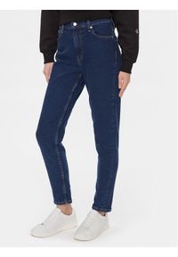 Calvin Klein Jeans Jeansy Mom Jean J20J223244 Granatowy Mom Fit. Kolor: niebieski