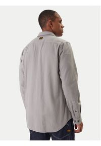 G-Star RAW - G-Star Raw Koszula Marine D24963-D454 Szary Slim Fit. Kolor: szary. Materiał: bawełna. Styl: marine #5