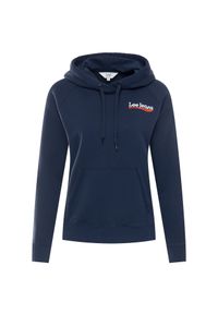 Lee - BLUZA DAMSKA LEE ZIP THROUGH HOODIE DARK NAVY L53MBRNM