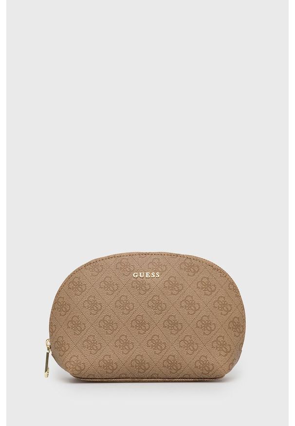 Guess kosmetyczka kolor brązowy. Kolor: brązowy