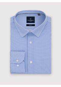 Pako Lorente - PAKO LORENTE - Dzianinowa koszula męska w pepitkę. Materiał: dzianina. Długość rękawa: długi rękaw. Długość: długie. Sezon: wiosna #4