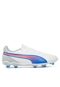 Puma Buty do piłki nożnej King Match Fg/Ag 107863 Biały. Kolor: biały. Materiał: skóra