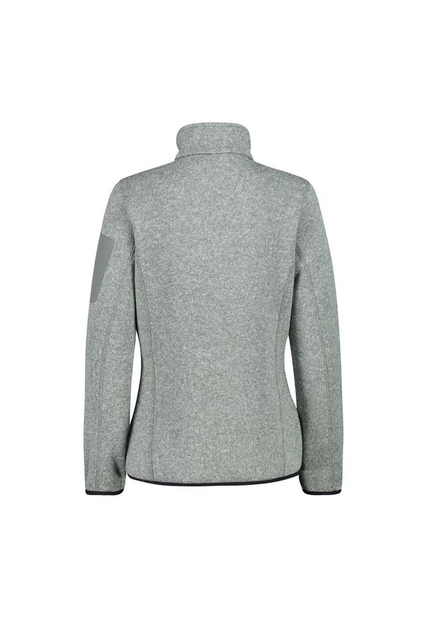 Bluza polarowa damska CMP Haze Jacket Knitted. Kolor: szary. Materiał: polar. Sport: turystyka piesza