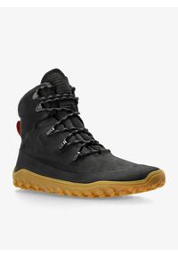 Buty turystyczne męskie Vivobarefoot Tracker Leather AT. Kolor: czarny. Sport: turystyka piesza #2