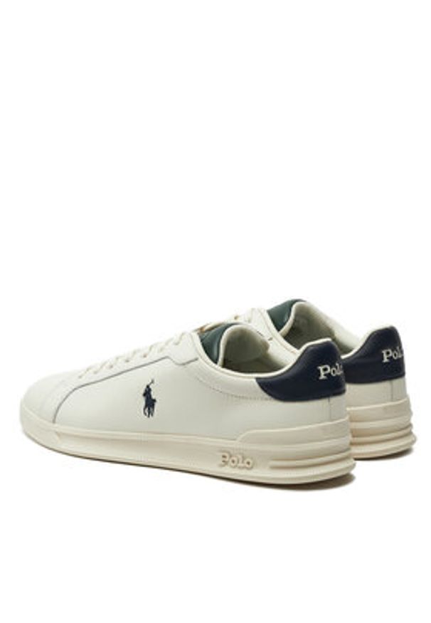 Polo Ralph Lauren Sneakersy Heritage Court II 809949791002 Biały. Kolor: biały. Materiał: skóra
