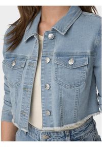 only - ONLY Kurtka jeansowa Wonder 15256098 Niebieski Regular Fit. Kolor: niebieski. Materiał: bawełna #4