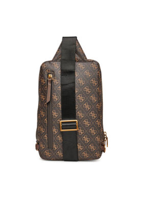 Guess Saszetka MIlano HMMILO P5226 Brązowy. Kolor: brązowy. Materiał: skóra