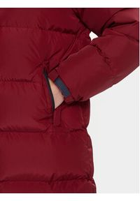 Tommy Jeans Płaszcz zimowy Alaska DW0DW14287 Czerwony Regular Fit. Kolor: czerwony. Materiał: syntetyk. Sezon: zima