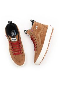 Buty Vans Sk8 Hi Mte 2, Mężczyźni. Kolor: brązowy. Materiał: zamsz, materiał. Model: Vans SK8
