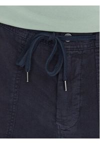 BOSS - Boss Spodnie materiałowe 50488627 Granatowy Regular Fit. Kolor: niebieski. Materiał: len #3