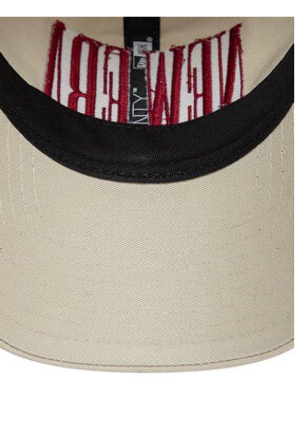New Era Czapka z daszkiem Wordmark 9TWENTY 60595444 Beżowy. Kolor: beżowy. Materiał: bawełna, materiał