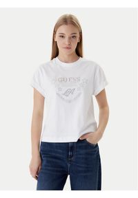 Guess T-Shirt W6RI30 I3Z14 Biały Regular Fit. Kolor: biały. Materiał: bawełna #1