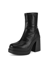 DeeZee Botki KX2311501 Czarny. Kolor: czarny. Materiał: syntetyk, materiał