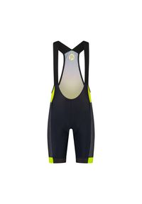ROGELLI - Spodenki rowerowe na szelkach męskie Rogelli Fuse II. Kolor: żółty, wielokolorowy, czarny. Sport: kolarstwo #1