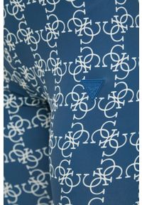 Guess legginsy damskie kolor granatowy wzorzyste. Kolor: niebieski. Materiał: skóra #4