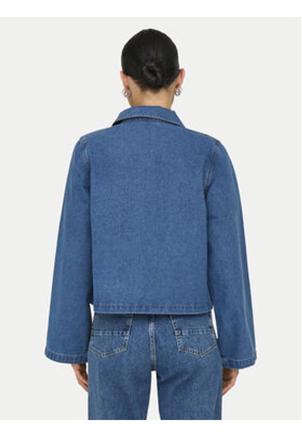 only - ONLY Kurtka jeansowa Thora 15357228 Niebieski Regular Fit. Kolor: niebieski. Materiał: bawełna