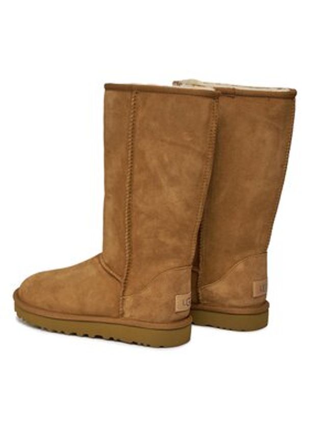 Ugg Śniegowce W Classic Tall II 1016224 Brązowy. Kolor: brązowy. Materiał: zamsz, skóra