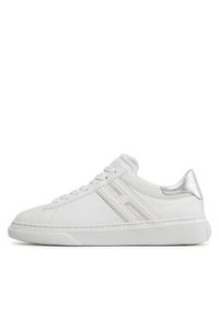 Hogan - HOGAN Sneakersy HXW3650J310RNQ Biały. Kolor: biały. Materiał: skóra #4