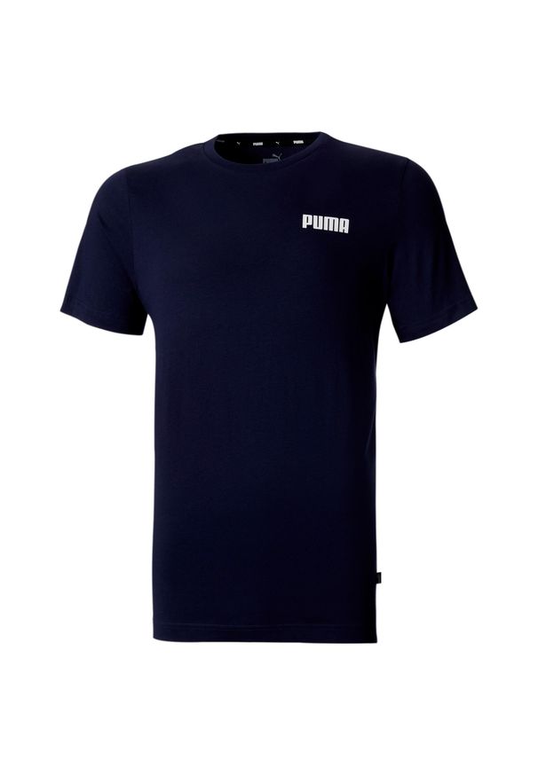 T-shirt z krótkim rękawem męski Puma ESS SMALL LOGO. Kolor: czerwony, wielokolorowy, niebieski. Długość rękawa: krótki rękaw. Długość: krótkie