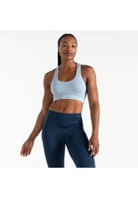 DARE 2B - Stanik sportowy damski Don't Sweat It. Kolor: niebieski. Materiał: elastan, poliamid. Sport: fitness #1