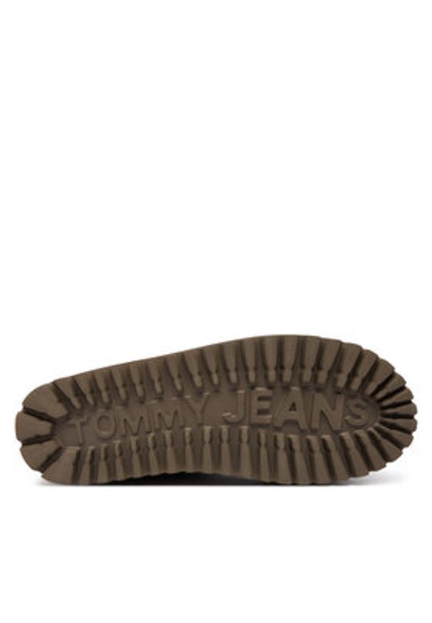 Tommy Jeans Śniegowce Tjw Flatform Snow Boot Suede EN0EN02841 Brązowy. Kolor: brązowy. Materiał: zamsz, skóra