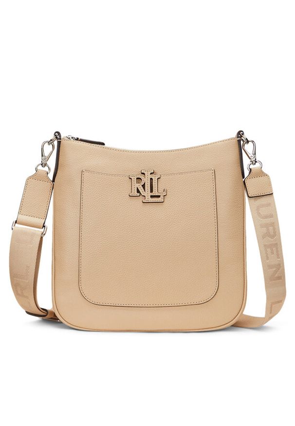 Lauren Ralph Lauren - LAUREN RALPH LAUREN Torebka Cameryn 431970152006 Beżowy. Kolor: beżowy. Materiał: skórzane