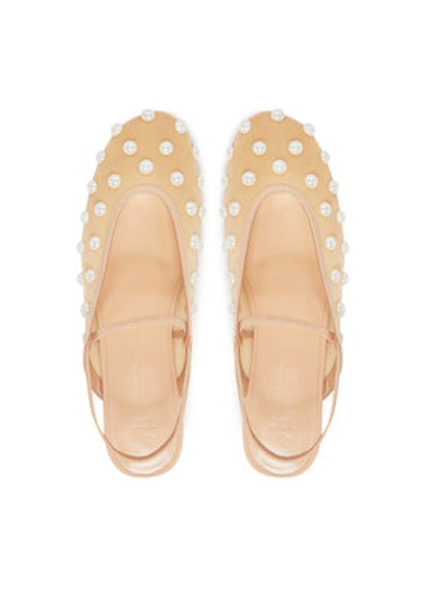 Weekend Max Mara Sandały 2515521155600 Beżowy. Kolor: beżowy. Materiał: materiał