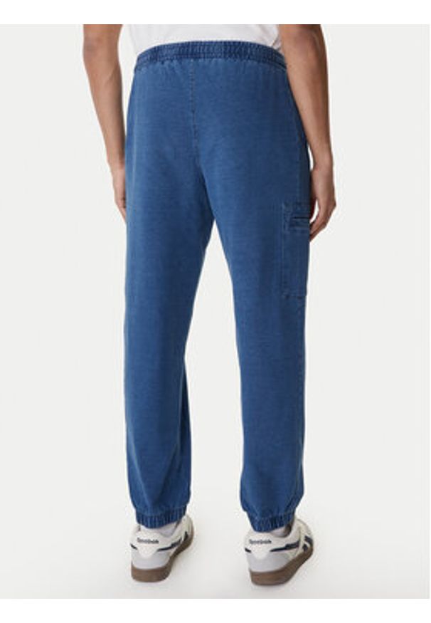 Reebok Spodnie dresowe Ambrose RK25543CCM Niebieski Regular Fit. Kolor: niebieski. Materiał: bawełna