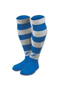 Getry piłkarskie Joma Zebra II niebiesko-biały. Kolor: niebieski. Wzór: motyw zwierzęcy. Sport: piłka nożna #1