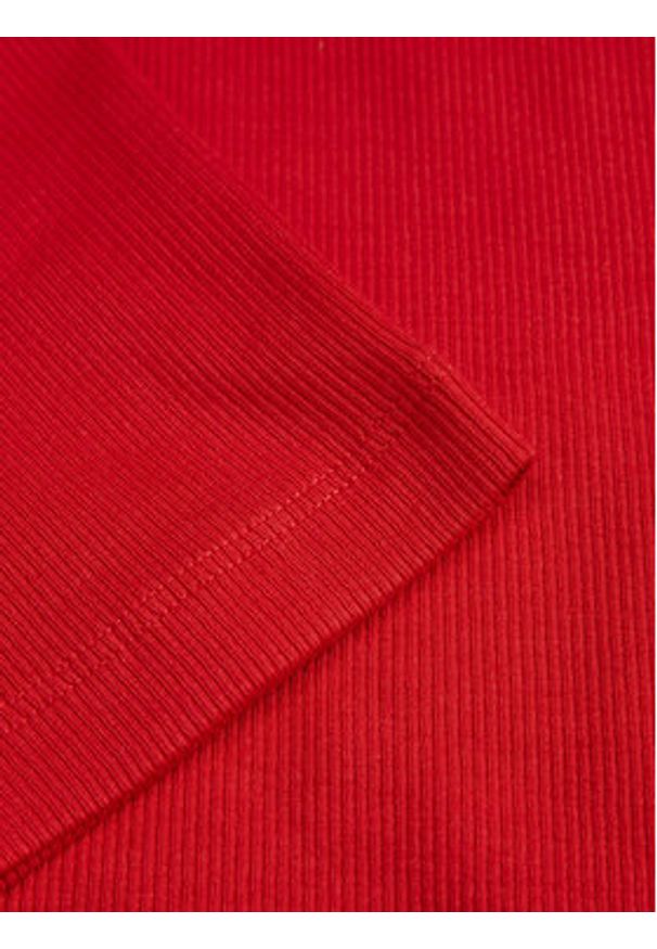 JJXX T-Shirt Florie 12217164 Czerwony Slim Fit. Kolor: czerwony. Materiał: bawełna