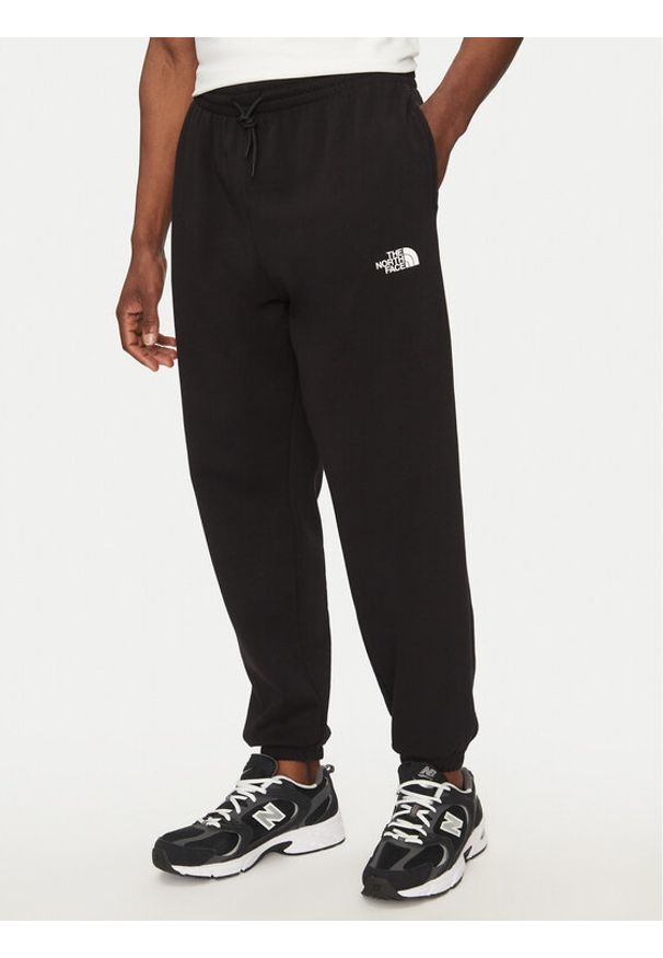 The North Face Spodnie dresowe Simple Dome Light NF0A8C41 Czarny Regular Fit. Kolor: czarny. Materiał: bawełna, syntetyk