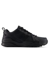 Buty męskie New Balance MX608BB5 – czarne. Okazja: na co dzień. Kolor: czarny. Materiał: skóra. Szerokość cholewki: normalna. Sezon: lato
