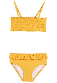 bonprix - Bikini dziewczęce (2 części). Kolor: pomarańczowy