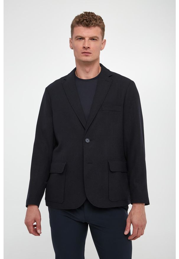 Armani Exchange - Marynarka męska wełniana ARMANI EXCHANGE. Materiał: wełna