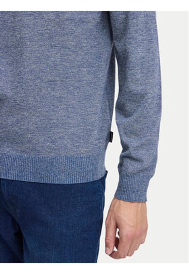 Blend Golf 20717261 Niebieski Regular Fit. Typ kołnierza: golf. Kolor: niebieski. Materiał: syntetyk