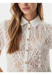 Morgan Koszula 261-DLILA Biały Regular Fit. Kolor: biały. Materiał: syntetyk, bawełna #4