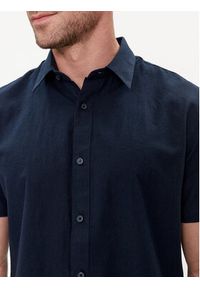 Selected Homme Koszula 16079057 Granatowy Slim Fit. Kolor: niebieski. Materiał: bawełna #4