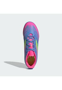 Adidas - Buty F50 Club TF Kids. Kolor: różowy, niebieski, wielokolorowy, żółty. Sport: piłka nożna
