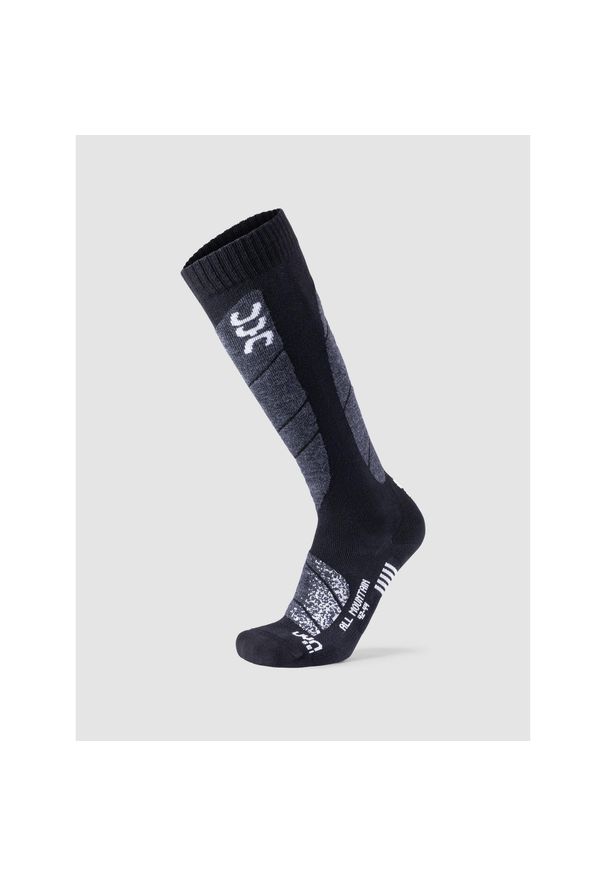 UYN - Ski All Mountain Socks. Kolor: wielokolorowy, szary, zielony, brązowy. Sport: narciarstwo