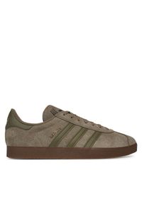 Adidas - adidas Sneakersy Gazelle JR6288 Khaki. Kolor: brązowy. Materiał: zamsz, skóra. Model: Adidas Gazelle #1